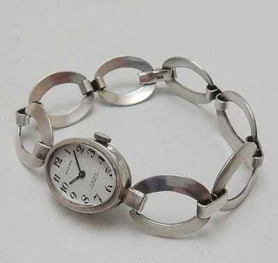 【timekeeper】 70年代瑞士製Ancre純銀17石機械錶(免運)