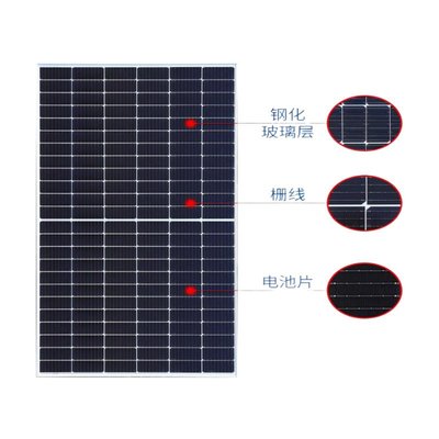 400W/450W單晶硅太陽能板電池板光伏組件發電板solar panelY3225