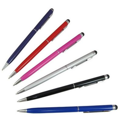 T4原子筆兩用式 螢幕觸控筆(顏色隨機出貨)