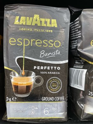 義大利 LAVAZZA Perfetto espresso 濃縮濾泡式咖啡粉 250g ，100%阿拉比卡 最新到期日2024/4/30