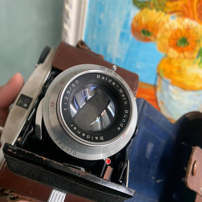 德國擦干古董balda 皮腔相機，balda 80 2.9鏡