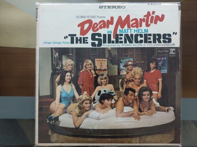歐美原版 黑膠 LP- 超級情報員 原聲帶 The Silencers - Dean Martin (非 蔡琴 姜育恆)