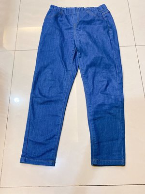 NET 彈性褲頭牛仔褲 34 淺藍色