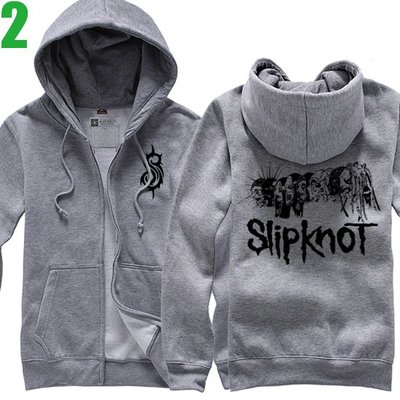 Slipknot【滑結】連帽厚絨長袖重金屬搖滾樂團外套 新款上市購買多件多優惠!【賣場二】