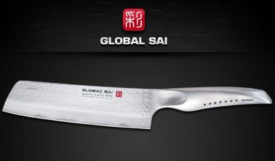 日本 GLOBAL 具良治 SAI 彩 中式 菜刀 蔬菜刀 切片刀 19公分 （非/WMF/雙人/貝印/旬/柳宗理