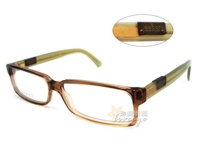【珍愛眼鏡館】GUCCI 古馳 時尚光學眼鏡 彈簧設計 GG1570 CEN 咖啡 公司貨精選超值精品 # 1570