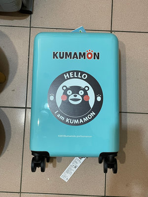 熊本熊20吋行李箱 登機箱 Kumamon 水藍色 4輪 ABS+PC 官方授權