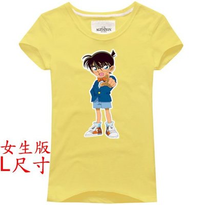 【名偵探柯南 Detective Conan】【女生版L尺寸】短袖卡通動畫系列T恤(現貨供應 下標後可以立即出貨)