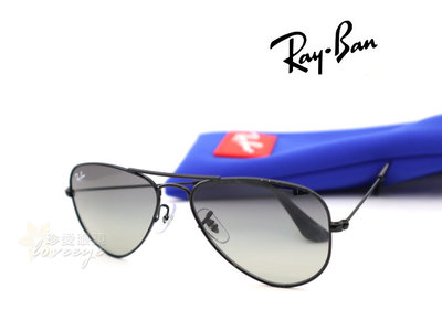 【珍愛眼鏡館】Ray Ban 雷朋 兒童太陽眼鏡 經典飛行員設計 RJ9506S 220/11 黑框漸層灰鏡片 公司貨