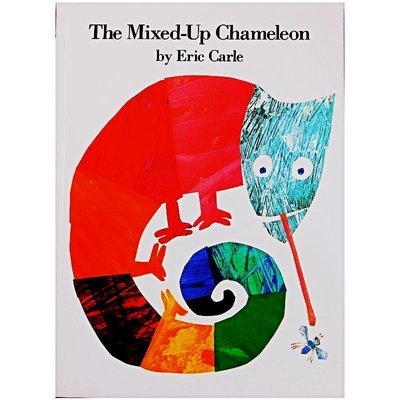 【聚優】The Mixed-up Chameleon 拼拼湊湊的變色龍英文原版繪本兒童啟蒙圖畫書益智睡前英語故事書 (艾瑞卡爾)满300出貨