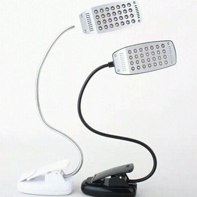 28顆 LED USB 【黑/白/粉紅】電池 兩用 工作燈 床頭燈 電腦燈 檯燈 台燈 桌燈 可搭配 可夾 行動電源