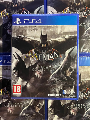 全新原封PS4游戲光盤 蝙蝠俠阿卡姆合集 年度版全DLC 英287