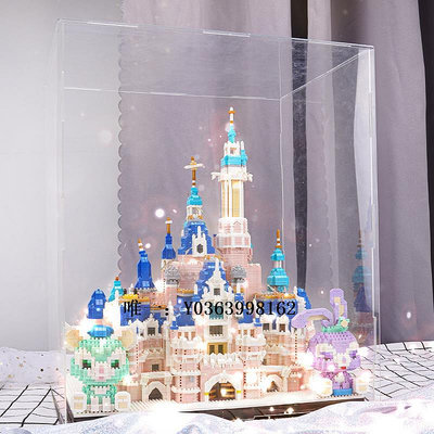 城堡櫻花迪士尼女孩系列城堡公主積木成人高難度拼裝拼圖模型玩具玩具