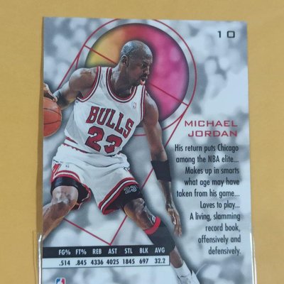 BGS 9 Mint MICHAEL JORDAN 1995-96 Sky Box E-XL Natural Born