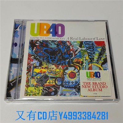 又有CD店 全新專輯 UB40 A Real Labour Of Love  CD品質保證 兩部免運