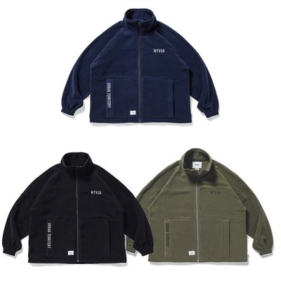 希望商店】WTAPS FORESTER / CARDIGAN / FLEECE 20AW 搖粒絨標誌夾克