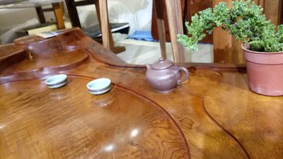 【木品覺】頂級珍藏   一級保育  千年紅豆杉 水波紋路 大茶盤  現貨  出清大特價