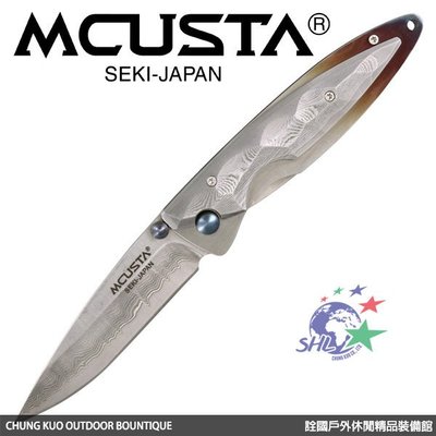 詮國 - Mcusta 日本刀廠 - 大馬士革鋼折刀 / 日本原裝 - AU-8008 MC-31D