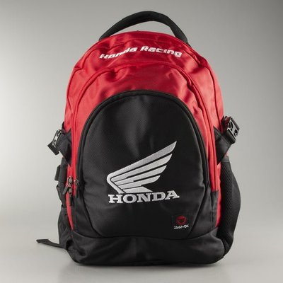 Honda 本田正版摩托車騎士背包 HRC廠隊包 黑紅配色 重機重車精品重型機車部品揹包後背包
