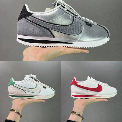 【偉偉代購】耐克 Nike Classic Cortez Leather 阿甘復古初代皮革慢跑鞋 情人節白紅 貨號：FZ5167-133