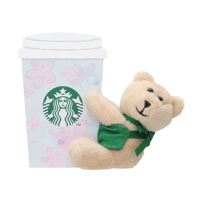 日本Starbucks 2022櫻花 小熊杯套卡片禮物組