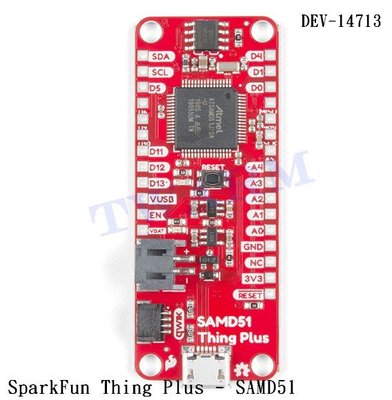 《德源科技》r) SparkFun 原廠 Thing Plus - SAMD51 (DEV-14713)