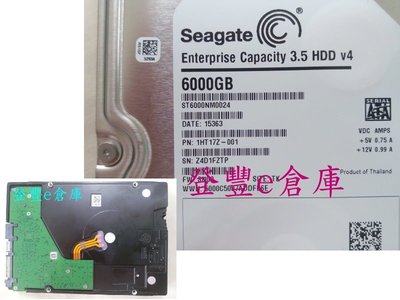 【登豐e倉庫】 F562 Seagate ST6000NM0024 6TB SATA 救資料 晶片燒到 機板燒焦