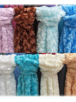 玫瑰絨表演服裝面料靠墊坐墊抱枕布料動漫櫃台展示布偶長毛絨-萬物起源