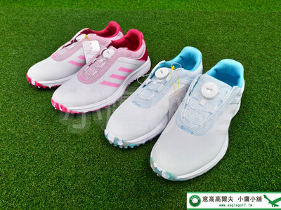 [小鷹小舖] adidas Golf W S2G BOA 高爾夫女仕球鞋 FY8863/FW6277 有釘 防水鞋面