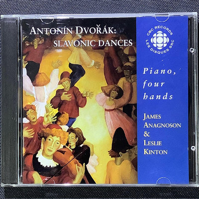 Dvorak德弗札克-斯拉夫舞曲四手聯彈原始鋼琴版 舊版1996年加拿大版無ifpi