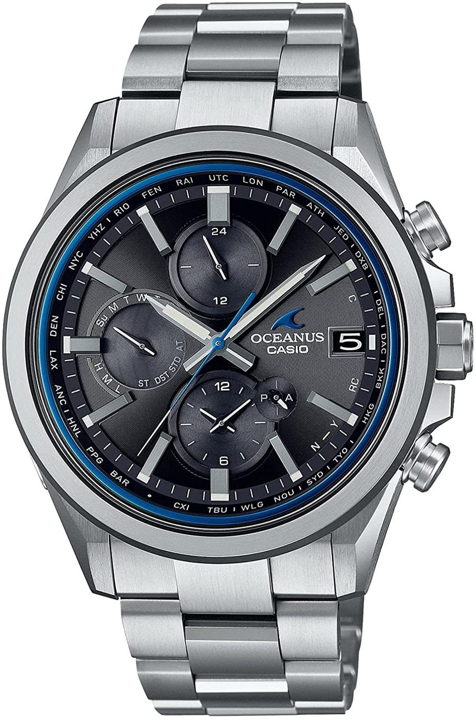 日本正版CASIO 卡西歐OCEANUS OCW-T4000-1AJF 男錶手錶電波錶太陽能