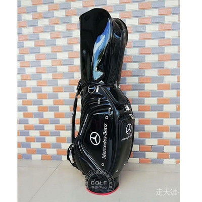 新奔馳Benz球包男女款球袋標準水晶PU防水輕量球桿包高爾夫球包