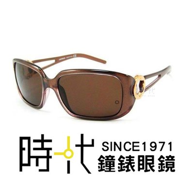 【台南 時代眼鏡 MONTBLANC】萬寶龍 太陽眼鏡 MB-172S-197 大方框墨鏡 茶色鏡片 棕色框/金57mm