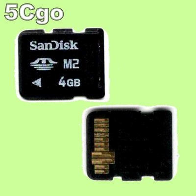 5Cgo【權宇】SANDISK CARD M2 4G 4GB記憶卡舊的手機 相機用 沒有轉卡只有簡單包裝交貨七天保 含稅