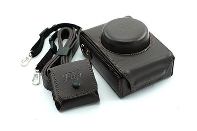 全新 原廠 FUJIFILM  富士 LC-X10 相機皮套 + 背帶 + 鏡頭蓋包 X10 X20 XF10 相機用