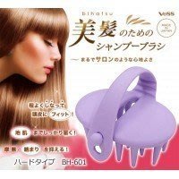 日本製 VESS美髮按摩機能 洗頭梳 按摩梳~紫色