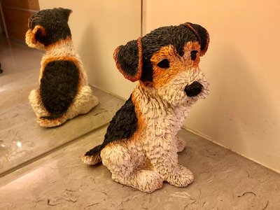 義大利帶藝術擺飾品-傑克羅素梗犬小獵犬(免運)