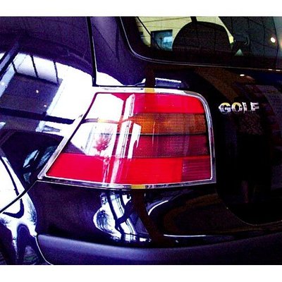 【JR佳睿精品】4代 VW 福斯 GOLF 4 Golf4 鍍鉻 後燈框 尾燈框 飾條 電鍍 改裝 台灣製