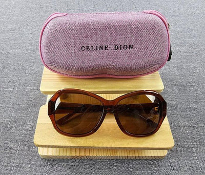 全新 CELINE DION 席琳狄翁 咖啡色框/鏡片/ 女性太陽眼鏡