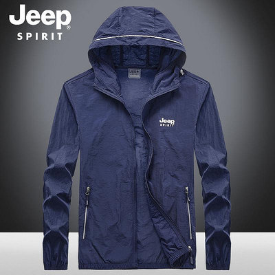 JEEP2024夏季新款防曬服男女同款戶外運動登山速干上衣服輕薄外套