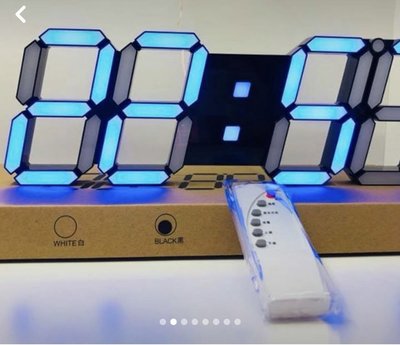 ✔️現貨✔️ 超大型LED數字鐘 【附贈遙控器】 鬧鐘 日期 溫度 可壁掛