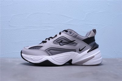 Nike M2K Tekno 復古 黑 酷灰 皮革 老爹鞋 休閒運動慢跑鞋 男鞋 AV4789-007