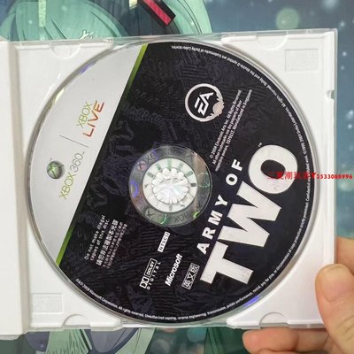 原裝XBOX360游戲光盤光碟 戰地雙雄TWO 亞洲機玩 英文 槍戰『三夏潮玩客』