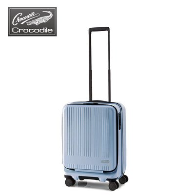 【Crocodile】鱷魚 19吋日系煞車輪 行李箱/登機箱(藍色-08419) 【威奇包仔通】