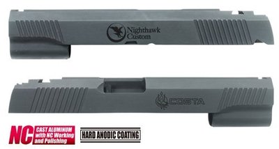 JHS（金和勝）HI-CAPA 5.1 Custom 鋁合金滑套 (Nighthawk/黑色) CAPA-22(N)BK