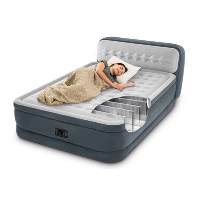 intex 64448 充氣床墊雙人內置電動沖氣床臥室折疊氣墊床