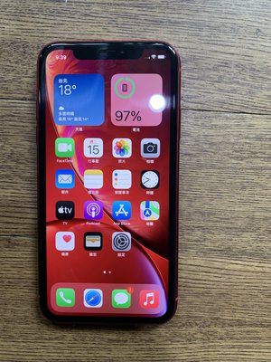 Apple iPhone XR 128G 紅色 6.1吋 9.6成新, 電池：100% (i39)