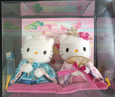 Hello Kitty 女兒節 和服 玩偶 娃娃 絨毛 坐姿