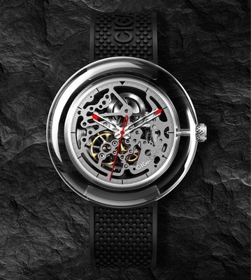 【Ciga Design 】《小米有品》璽佳機械錶T系列，沒有一顆螺絲釘的手錶，360度全透明
