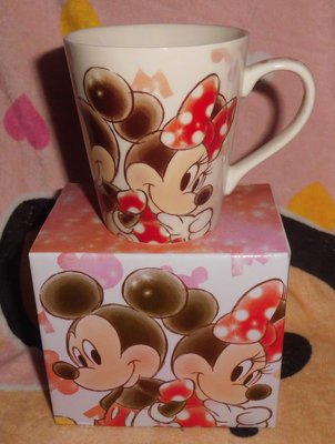 日版﹝Disney﹞出品 ※ Mickey&Minnie ※【米奇&米妮造型】陶瓷馬克杯